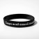 Silicone Bracelet "America", black and white color