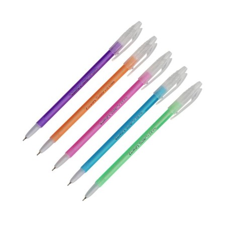 Ballpoint handle Luxor "Super 1" Blue blue, writing node 0.6, color of the MIX case-3