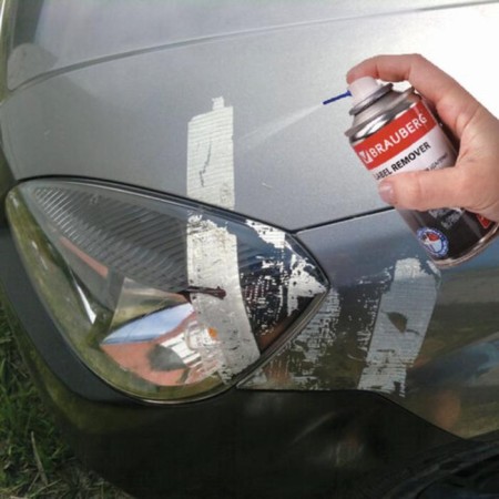 Spray gel to remove labels, traces of glue and sticky tapes, Brauberg Max, 210 ml,-6