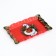 New Year's glass dish "New Year's snake", 24.6 x 14.7 cm