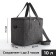 Thermal -mosquito with zipper, external pocket, 10 l, color gray color