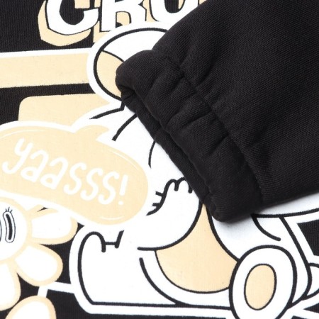 Sweatshirt (hoody) Children's minku: crush, black color, height 134 cm-9