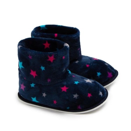 Women's slippers, the color of the dark blue stars, size 36