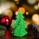 Decorative candle "spruce forest", 7.5 × 4.5 × 12 cm, green