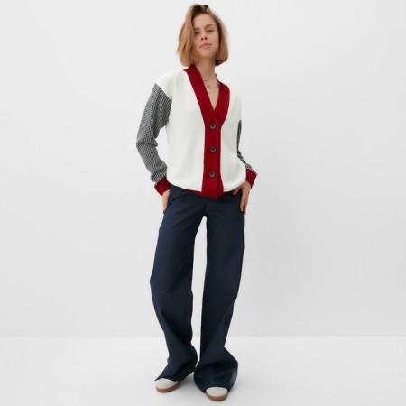 Cardigan Female Minaku, Ecrew color, size 44-1
