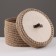 Basket with a lid, 20 x 16 cm, jute