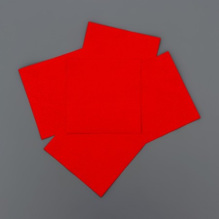 Foil for sweets 10*10cm 100pcs, red, texture No. 1