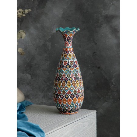 Floor Vase Persia, 44 cm, ceramics, mix, Iran-6