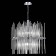Suspended chandelier ST LUCE. SL1628.103.08. TERAMO. 8x40 watts, E14, 65x65x65 cm, chromium color