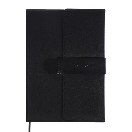Dated diary 2024 A5 176 sheets, Devente.tudor, solid cover of artificial leather, lies, cream block 70 g/m2, black-1