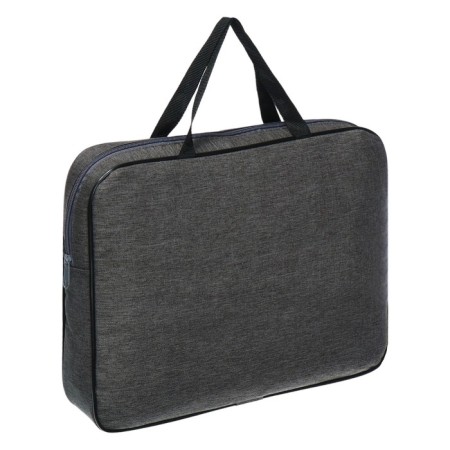 Folder with A4 handles, 350 x 270 x 60 mm, textile, premium office PDM-111 "Graphite"-5