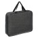 Folder with A4 handles, 350 x 270 x 60 mm, textile, premium office PDM-111 "Graphite"