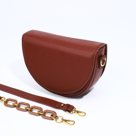 Lightning bag bag, brown color-5