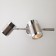 Lamp Prime 2x50W GU10 Nickel 30x9x15.5cm