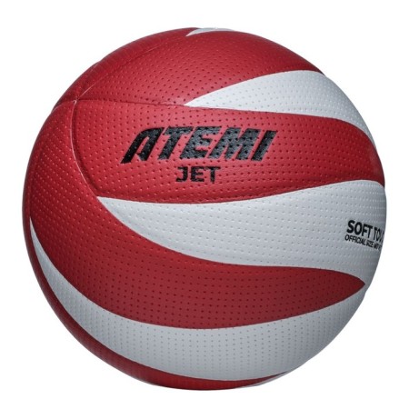 Volleyball ball atemi jet (n), synthetic leather PU Soft, 12 panels, glued, circle 65-67 cm