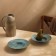 A set of plates for paste SL Home "Azzura", 160 ml, d = 21.5 cm, the color is turquoise