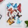 Waffle pictures edible “butterflies” for cupcakes, Konfinetta cake, 1 sheet A5