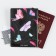 Cover for the passport "Butterflies", PVC, full -color seal