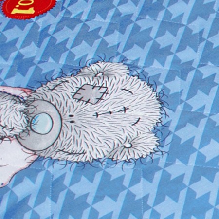 The bedspread is twilled bilateral, size 160x200 cm, blue color-1