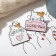 Set of icons (2 pcs.) "Kits" a message, colored in ferrous metal