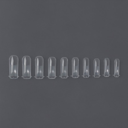 The upper forms for building in a container, 100 pcs, soft square, transparent color-2