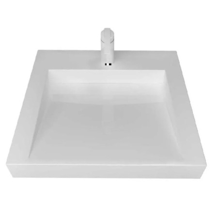 Sink My Space Breez 60 5031600, above the washing machine, with brackets, siphon, white