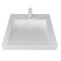 Sink My Space Breez 60 5031600, above the washing machine, with brackets, siphon, white