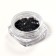 Rhinestones for decor, round, multi -size, black color