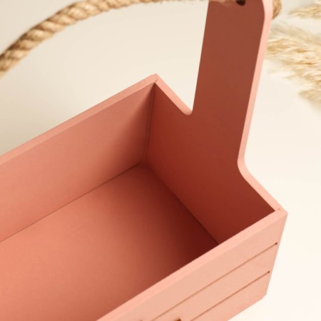 Box - wooden Kashpo 25x15x30 "September 1" powder-4