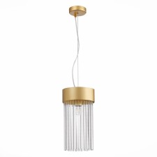 Suspension lamp ST LUCE. SL1225.203.01. Contatto. 1x60 W, E27, 18x18x33 cm, golden color