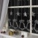Garland “fringe” 2.4 × 0.9 m with nozzles “bells”, ip20, transparent thread, 138 LED, glow warm white, 8 modes, 220 V