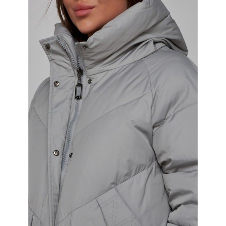 Winter jacket, size 54, light gray color-12