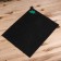 Bath mat 50x40 cm with an applique "Oak sheet" Black