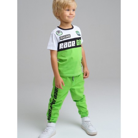 Set: T -shirt, trousers for a boy, height 122 cm-1