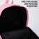 Backpack school textile I chooose, pink color, 38 x 12 x 30 cm