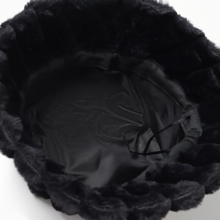 Panama winter minku, black color, rr 56-58-6