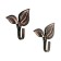 Hook for curtains ks009, one -rod, color copper