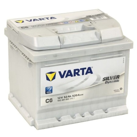 VARTA 52 Ach automobile battery, reverse polarity Silver Dynamic 552 401 052