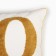 Decorative pillowcase "Ethel" Boho Home, 45x45 cm, mustard color