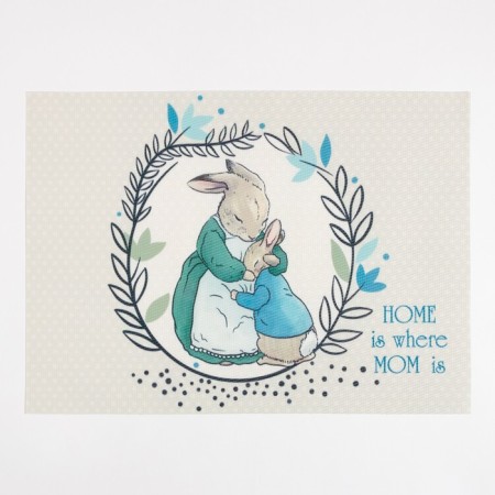 Napkin on the table "Home Isa Mom Is" PVC 40*29cm-1