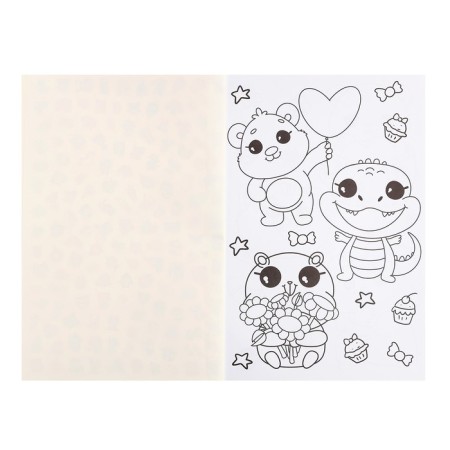 Maxi-coloring with Kawaii stickers-3