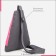 Bades for lightning shoes, up to 35 sizes, textura, pink color