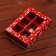 New Year. Box for 6 sweets "Festive mood", 13.7 x 9.8 x 3.8 cm, confectionery packaging