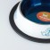 A bowl with a non-slip base decorative color, 230 ml, white and blue