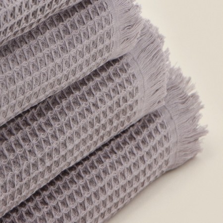 Waffle towel SL Home: BOHO "Soft Mist" 100x180 cm, 100% cotton, 300 g/m2-10