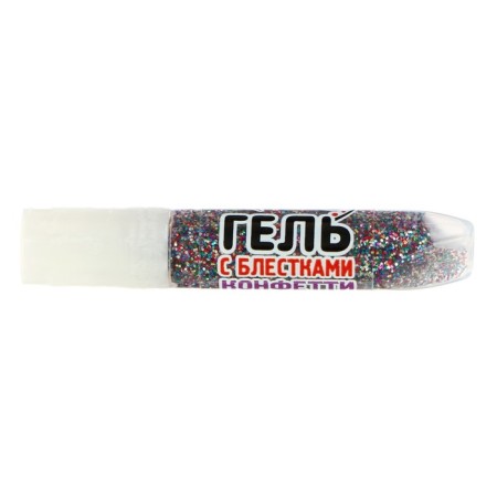 Gel with sparkles "Ray", 5 ml, "Confetti", mix-1