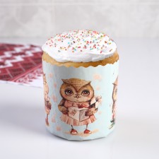 Paper form for cupcake, muffins and kulich 