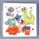 Paper napkins "Happy birthday", Dino, 25x25, set of 20 pcs.