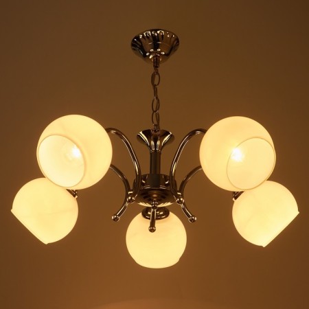 Chandelier 20006/5 5he27 40W chrome 47x47x40cm-2