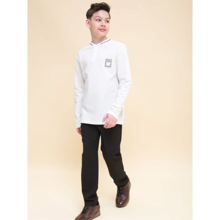 Jumper for boys, height 128 cm, milk color-6